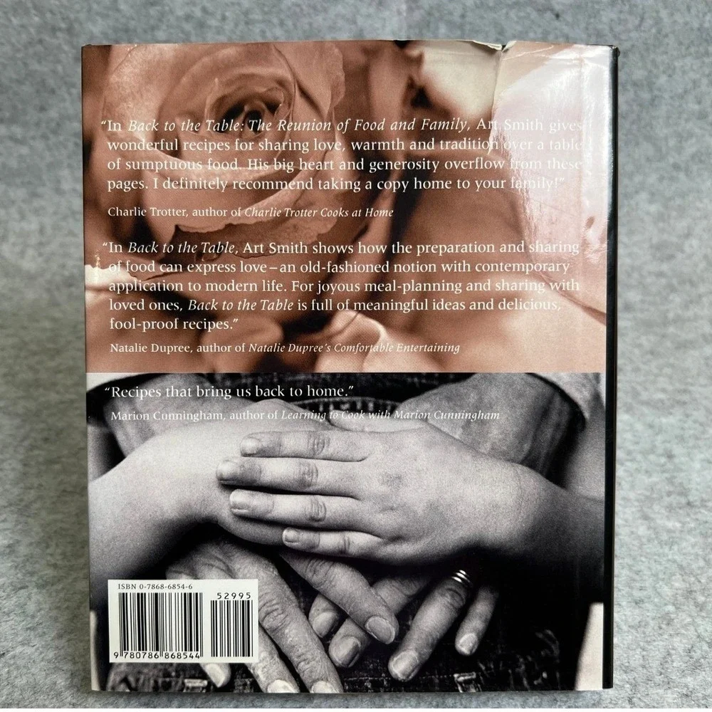 Back to the Table:The Reunion of Food and Family by Art Smith Cookbook Hardcover